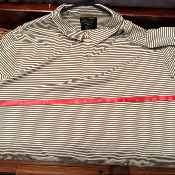 Jos A Bank Traveler Tailored Fit 4XLT performance fabric polo shirt - Picture 8 of 8